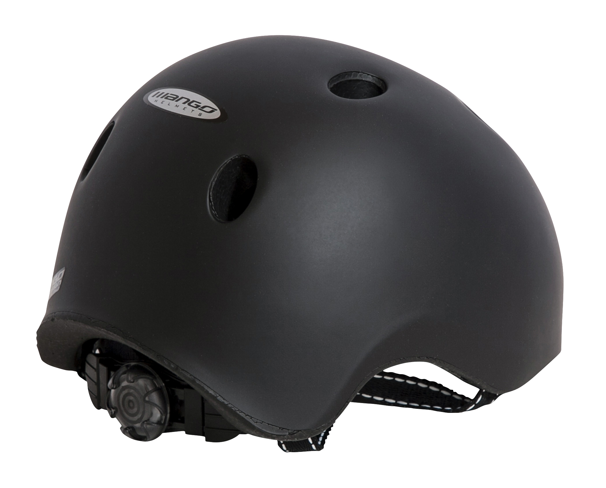 Cykelhjelm piuma black soft touch